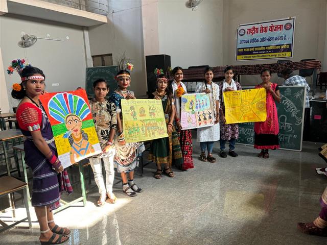 जनजातीय समाज का गौरवशाली अतीत विषय पर कार्यक्रम 